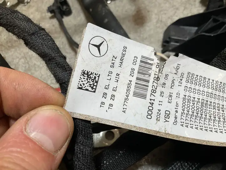 Mercedes-Benz A W177 (2018 - ) A1775400054 Прочая электропроводка — фото 7