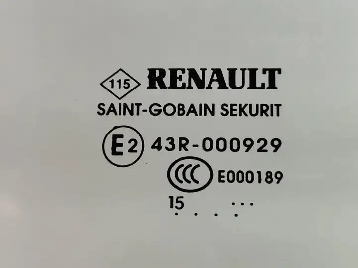 Renault Espace V (RFC) (2015 - 2019) 43R000929 Стекло передней двери — фото 2