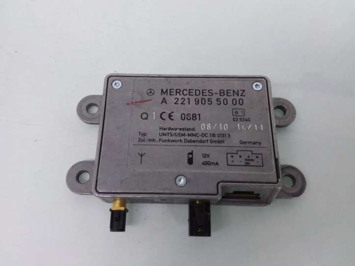 A2219055000 Mercedes-Benz ML W166 Antenos valdymo blokas