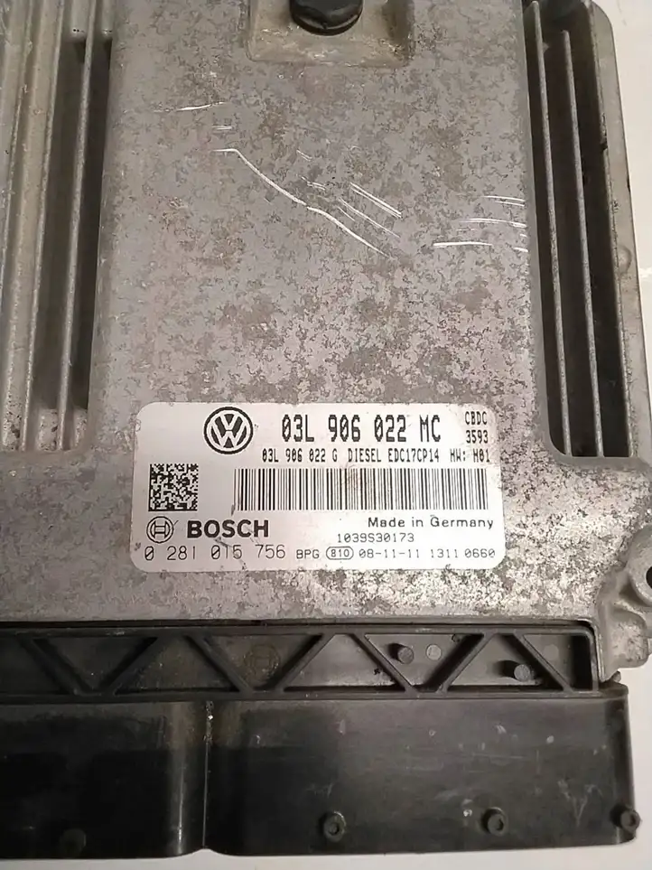 Volkswagen Golf VI (2009 - 2013) 03L906022MC Блок управления двигателем (ЭБУ) — фото 4