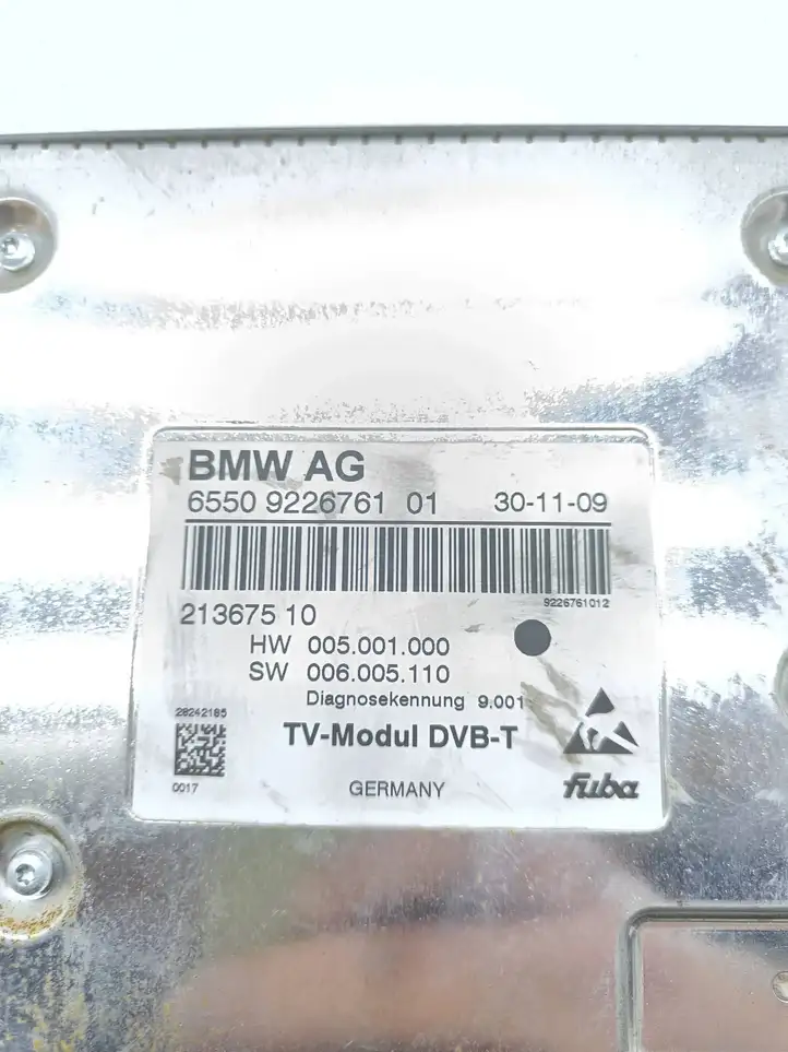 BMW 7 F01 (2008 - 2016) 9226761 Модуль управления видео — фото 9