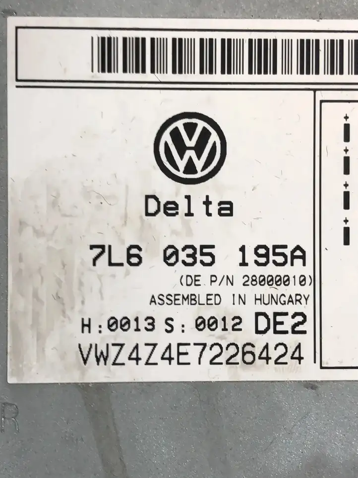 Volkswagen Touareg I (2002 - 2010) 7L6035195A Магнитола / мультимедийная система — фото 3