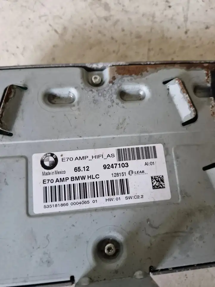 BMW X5 E70 (2006 - 2013) 9247103 Усилитель звука — фото 2