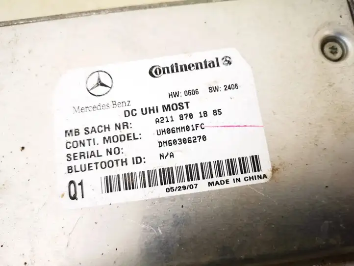 Mercedes-Benz ML W164 (2005 - 2011) a2118701885 Прочие блоки управления — фото 2