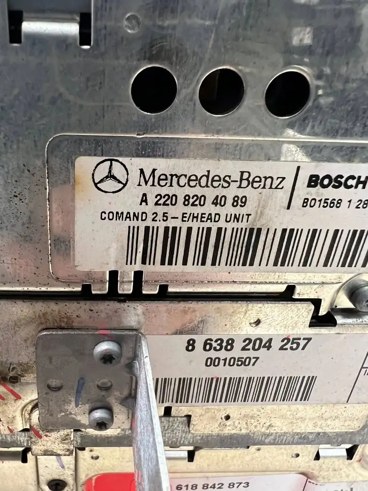 Mercedes-Benz S W220 (1998 - 2006) A2208204089 Магнитола / мультимедийная система — фото 3