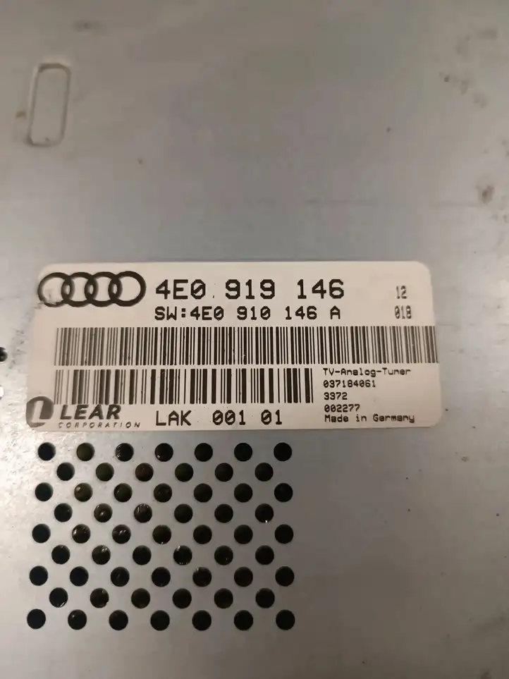 Audi A8 S8 D3 4E (2005 - 2007) 4E0919146 Прочие блоки управления — фото 4