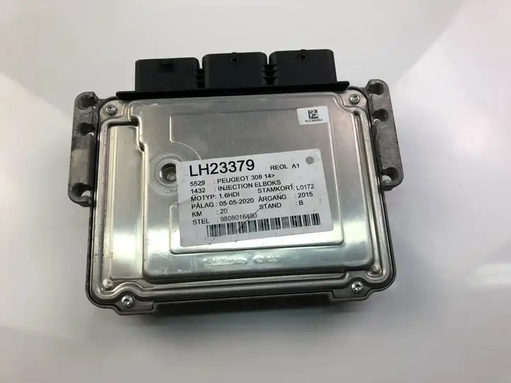 Citroen C4 Cactus (2014 - 2017) 9808016480 Блок управления двигателем (ECU) — фото 4