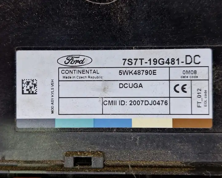Ford S-MAX (2010 - 2015) 7S7T19G481DC Модуль комфорта — фото 6