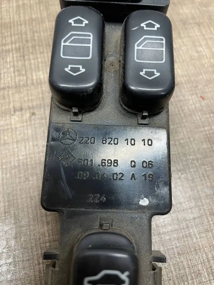 Mercedes-Benz S W220 (1998 - 2006) 2208201010 Блок кнопок стеклоподъемников — фото 3