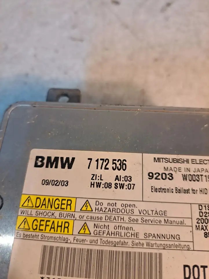 BMW 3 E90 E91 (2005 - 2012) 7172536 Блок розжига ксенона — фото 4