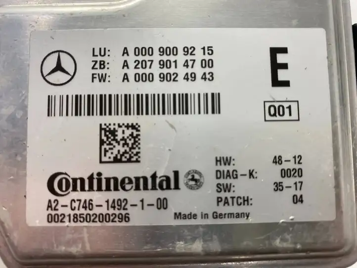 Mercedes-Benz GL X166 (2013 - 2019) A0009009215 Модуль управления камерой — фото 2