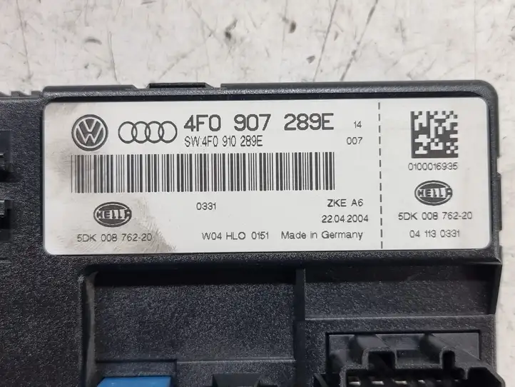 Audi A6 S6 C6 4F (2004 - 2008) 4F0907289E Модуль комфорта — фото 6