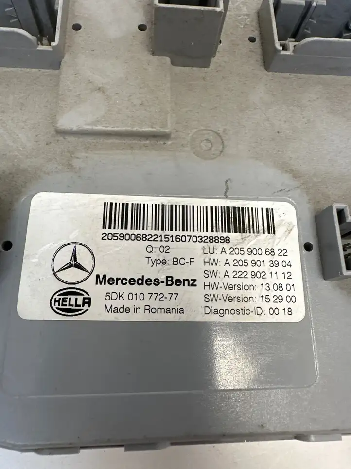 Mercedes-Benz GLE W166/C292 (2015 - 2019) A2059006822 Модуль комфорта — фото 1