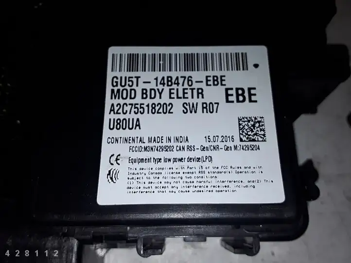Ford Ka (2008 - 2016) GU5T14B476EBE Блок предохранителей — фото 2