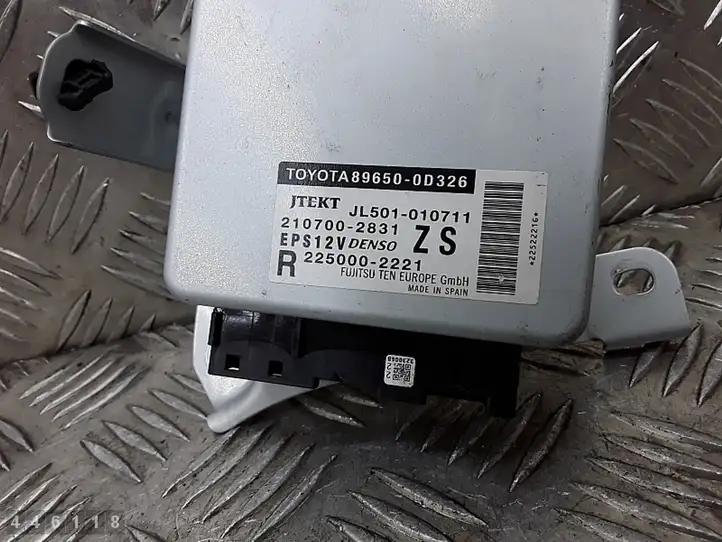 Toyota Yaris (2014 - 2019) 896500D326 Блок управления усилителем руля — фото 6