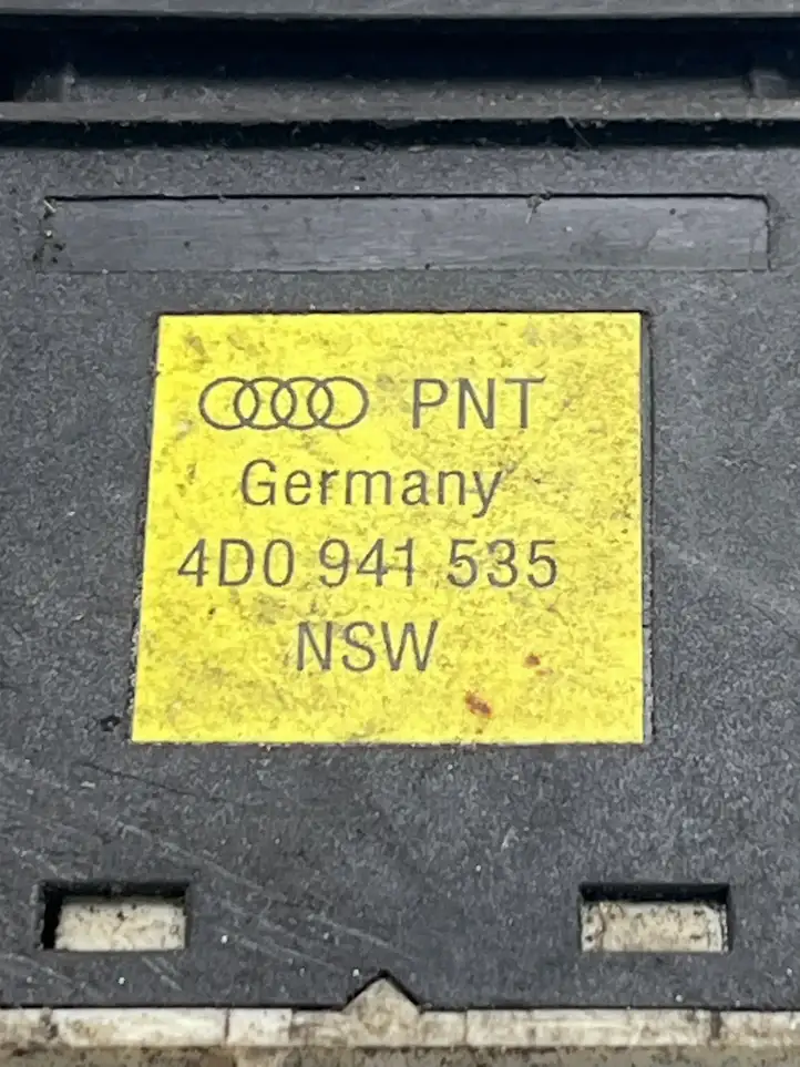 Audi A4 S4 B6 8E 8H (2000 - 2006) 4D0941535 Включатель противотуманных фар — фото 3