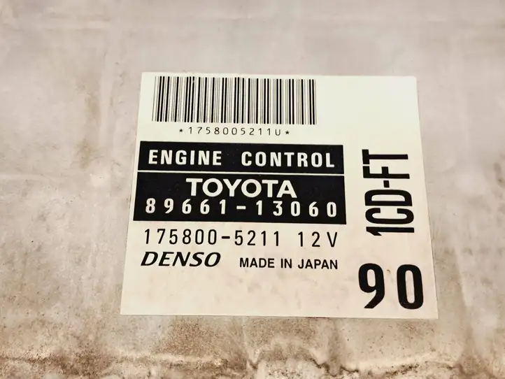 Toyota Corolla Verso E121 (2001 - 2004) 8966113060 Блок управления двигателем (ЭБУ) — фото 7