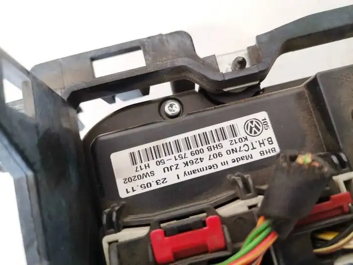 Volkswagen Golf VI (2009 - 2013)  7n0907426k Блок управления кондиционера воздуха / климата/ печки (в салоне)