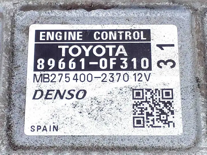 Toyota Verso (2009 - 2012) 896610F310 Блок управления двигателем (ЭБУ) — фото 3