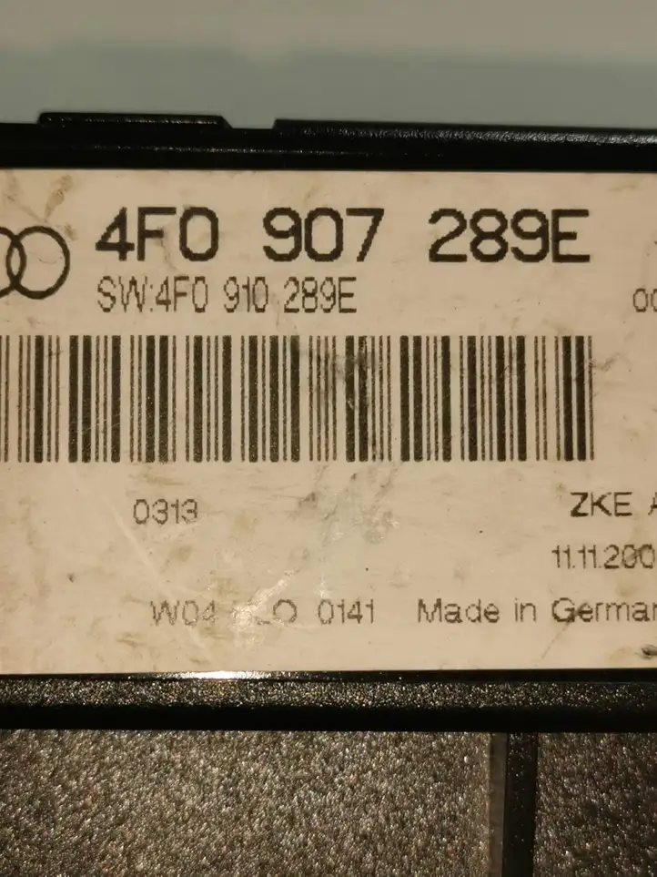 Audi A6 S6 C6 4F (2004 - 2008) 4F0907289E Модуль комфорта — фото 4