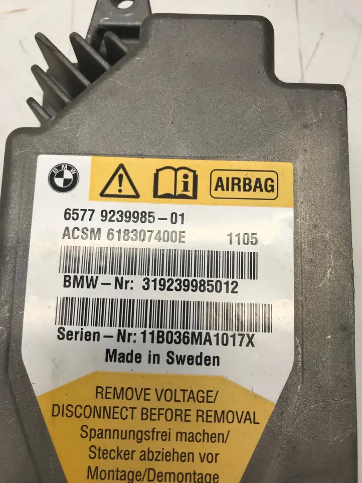 BMW 5 F10 F11 (2009 - 2016) 319239985012 Блок управления SRS — фото 6