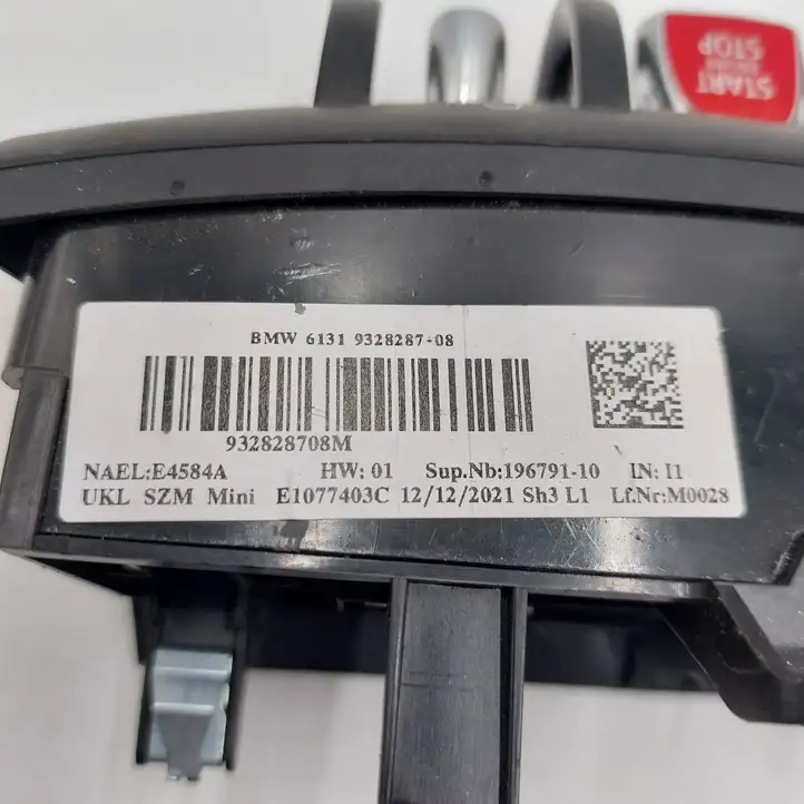 Mini One Cooper F56 F55 (2012 - 2022) 9328287 Включатель зажигания и стартера — фото 3