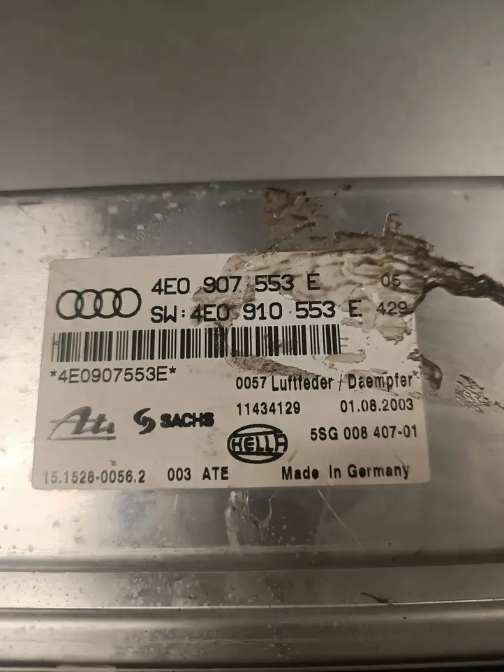 Audi A8 S8 D3 4E (2002 - 2005) 4E0907553E Блок управления подвеской — фото 4