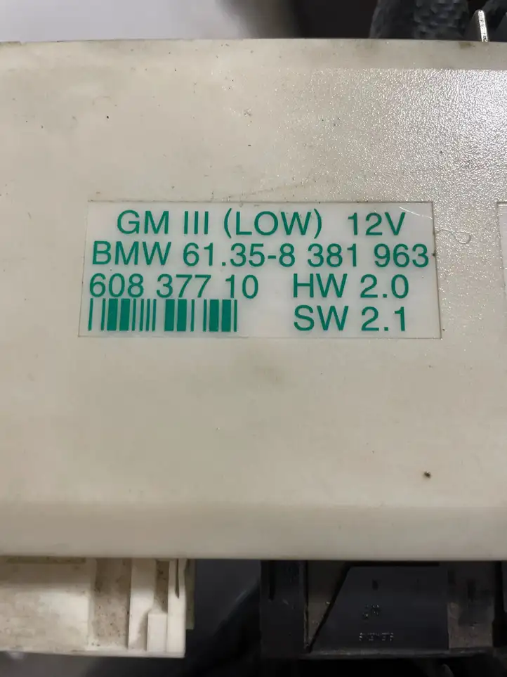 BMW 5 E39 (1996 - 2003) 61358381963 Модуль комфорта — фото 3