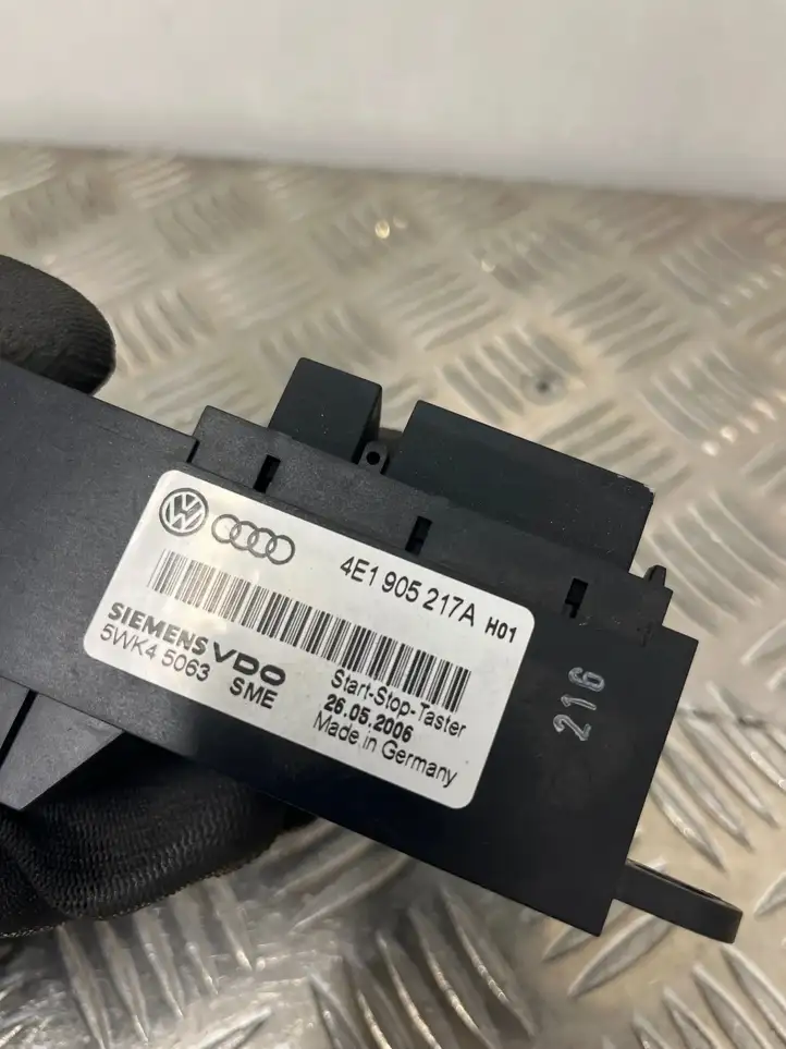 Audi A8 S8 D3 4E (2005 - 2007) 4E1905217A Блок бесключевого доступа — фото 5