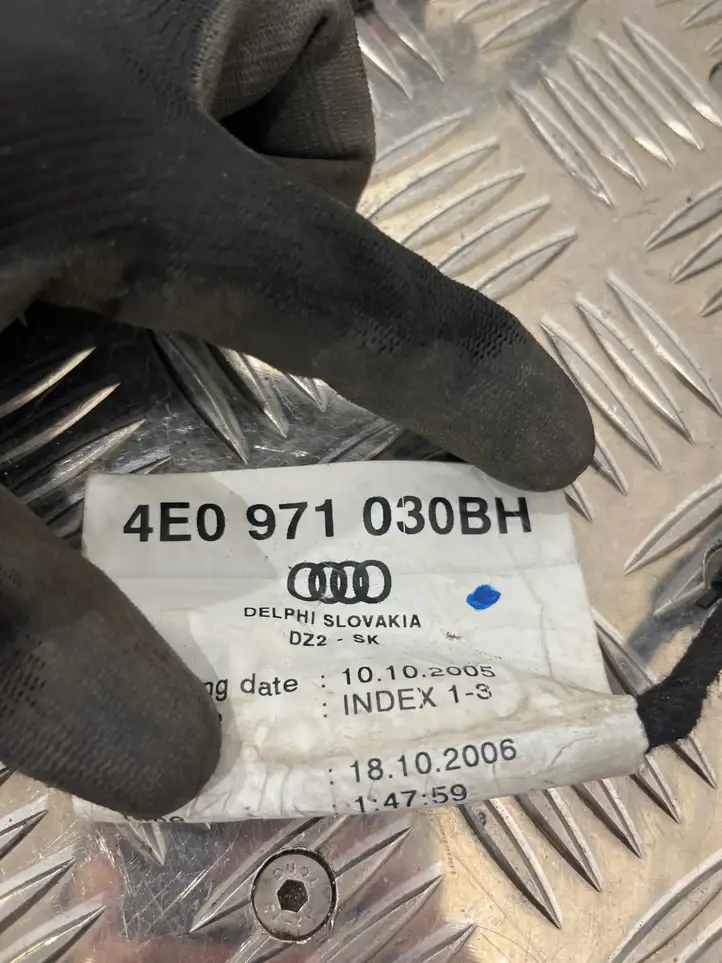 Audi A8 S8 D3 4E (2005 - 2007) 4E0971030BH Проводка передней двери — фото 6