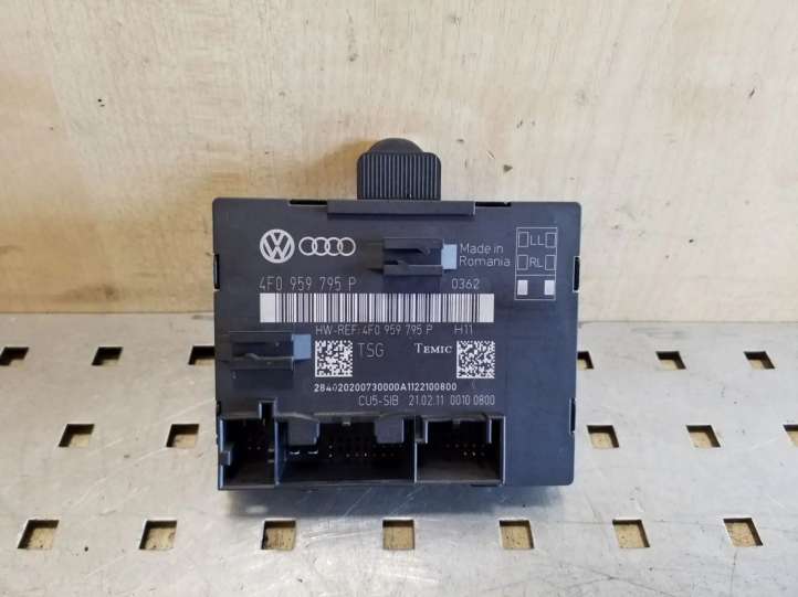 4F0959795P Audi A6 S6 C6 4F Durų elektronikos valdymo blokas