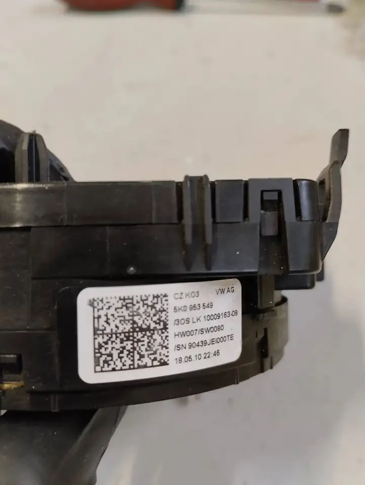 Volkswagen Golf VI (2009 - 2013) 5K0953549 Контактное кольцо SRS — фото 3