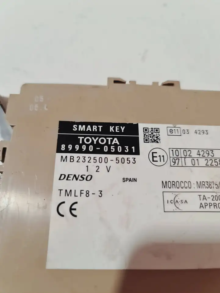 Toyota Avensis T270 (2009 - 2012) 8999005031 Прочие блоки управления — фото 7