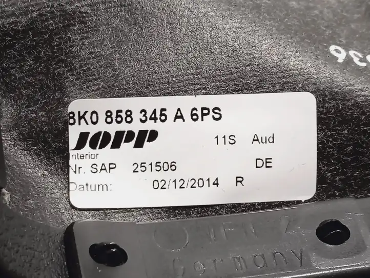 Audi A4 S4 B8 8K (2011 - 2015) 8K0858345A Обшивка рулевой колонки — фото 5