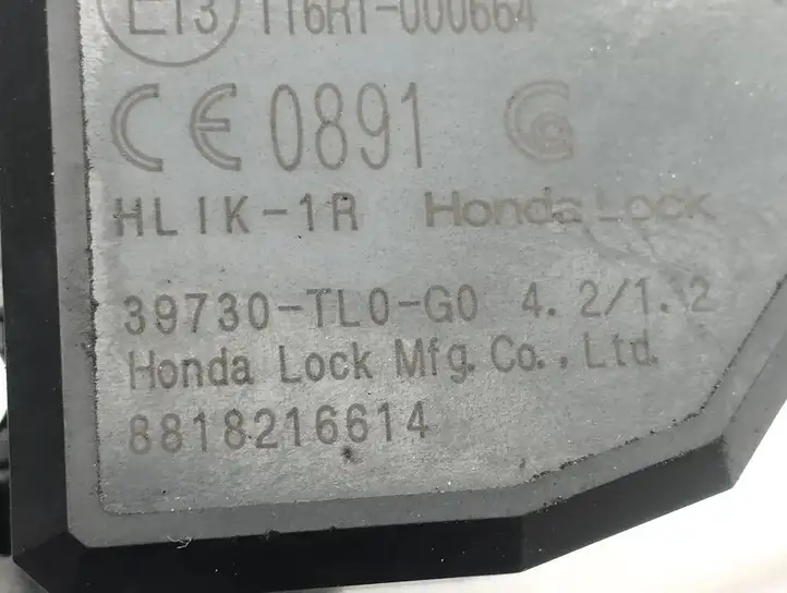 Honda Accord (2008 - 2016) 39730TL0G0 Замок зажигания — фото 3