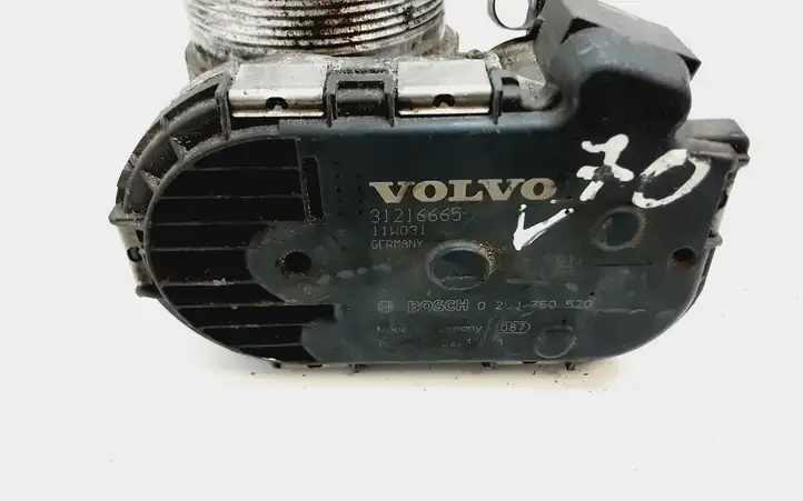 Volvo V70 (2007 - 2013) 31216665 Дроссельная заслонка — фото 2