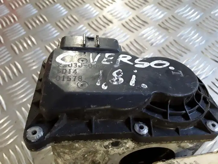 Toyota Corolla Verso E121 (2004 - 2007) 220300D020 Дроссельная заслонка — фото 2