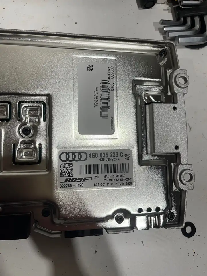 Audi A7 S7 4G (2010 - 2014) 4G0035223A Усилитель звука — фото 7
