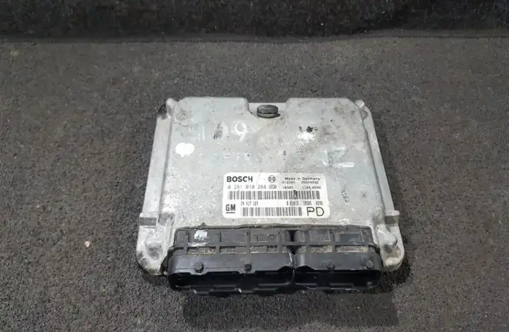 Opel Zafira A (1999 - 2003) 0281010268 Блок управления двигателем (ЭБУ) — фото 1