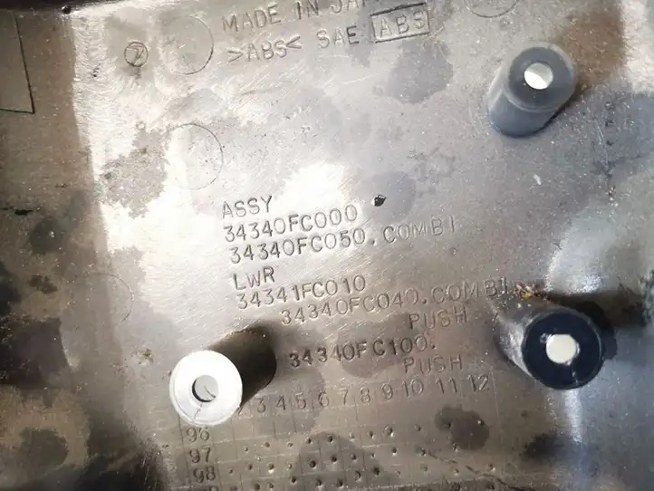 Subaru Forester SF (2000 - 2003) 34340fc000 Обшивка рулевой колонки — фото 3