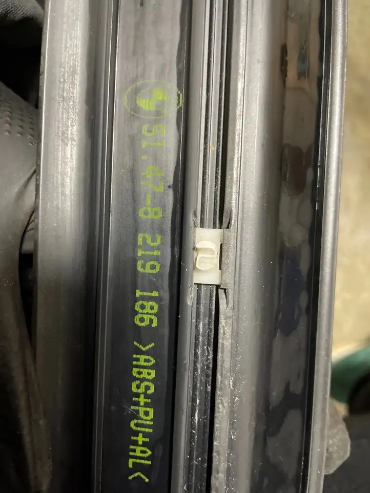 BMW 3 E46 (1998 - 2005) 51478219186 Внутренняя отделка переднего порога — фото 3