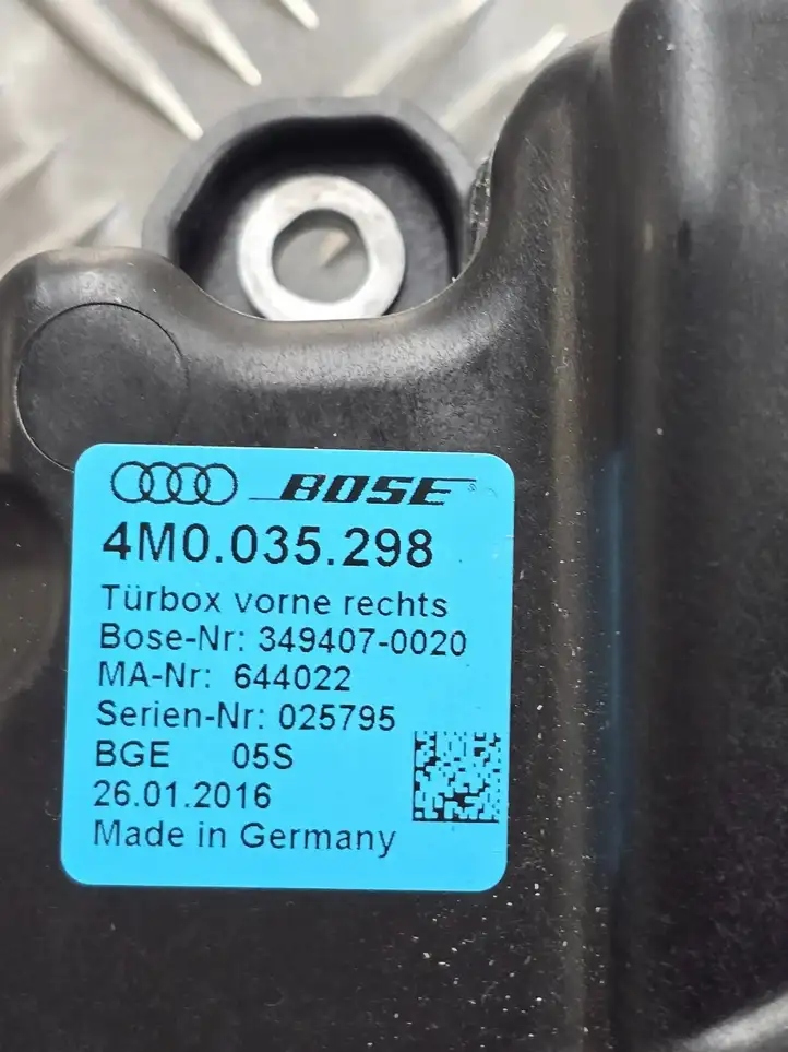 Audi Q7 4M (2015 - ) 4M0035298 Динамики передних дверей — фото 4
