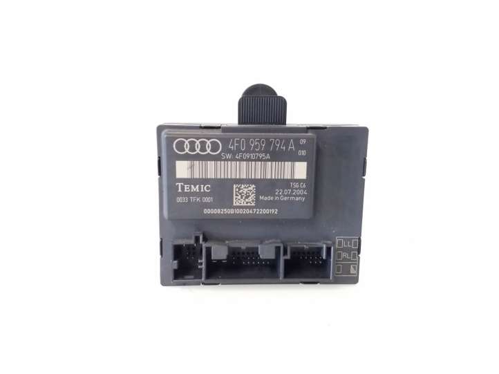 4F0959794A Audi A6 S6 C6 4F Durų elektronikos valdymo blokas