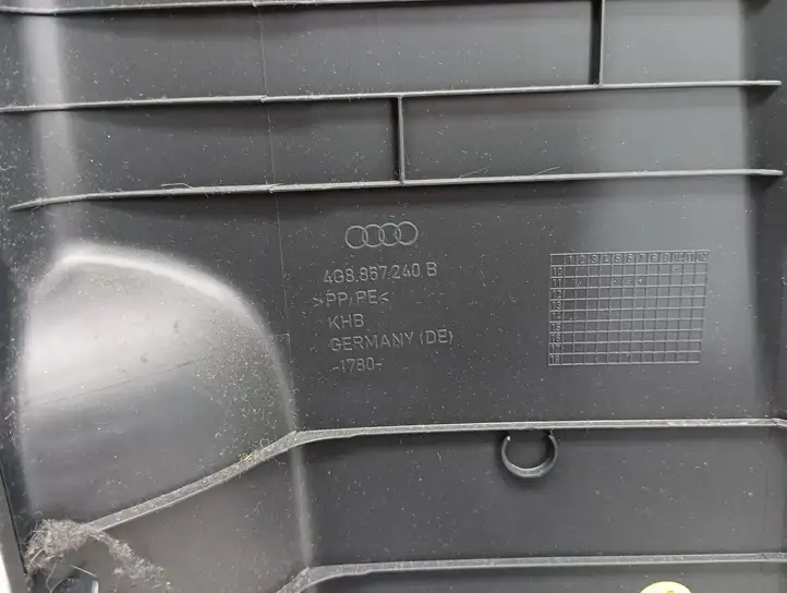 Audi A7 S7 4G (2010 - 2014) 4G8867240B Нижняя обшивка стойки B — фото 2