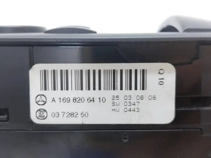 Mercedes-Benz A W169 (2004 - 2012) A1698206410 Блок кнопок стеклоподъемников — фото 7