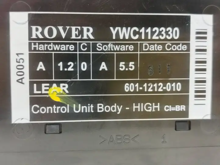 Rover 75 (1995 - 2006) YWC112330 Модуль комфорта — фото 2