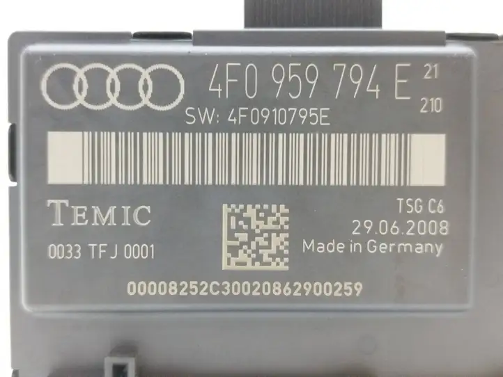 Audi A6 S6 C6 4F (2008 - 2011) 4F0959794E Блок управления дверью — фото 5