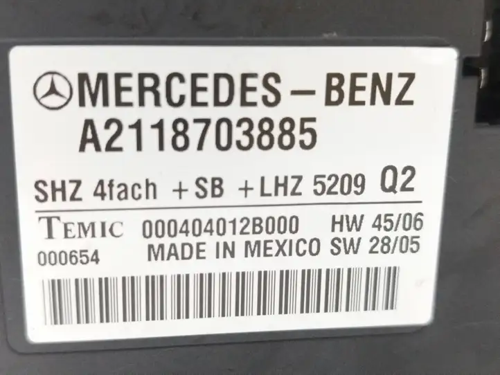 Mercedes-Benz GL X164 (2006 - 2012) A2118703885 Прочие блоки управления — фото 5