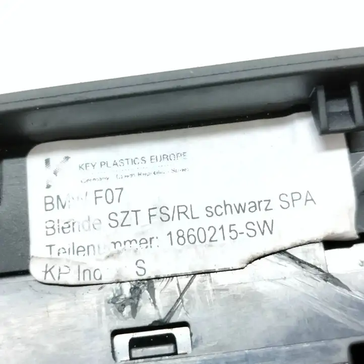 BMW 5 GT F07 (2010 - 2017) 9241955 Блок кнопок стеклоподъемников — фото 8