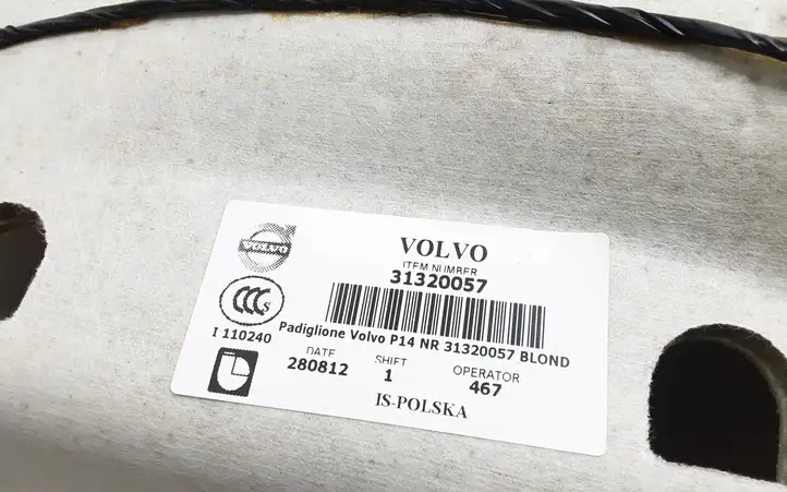 Volvo C30 (2010 - 2013) 31320057 Потолочная обшивка — фото 5